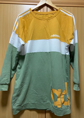 Rahat Kesim Renk Bloklu Kadın Sweatshirt