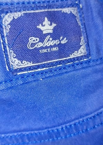 Colin's Mavi Elastik Kadın Midi Kot Pantolon
