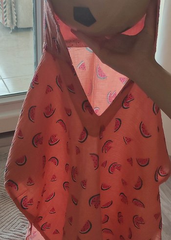 Kız Çocuğu için deniz havlusu /pareo müslim kumaş - Görsel 3