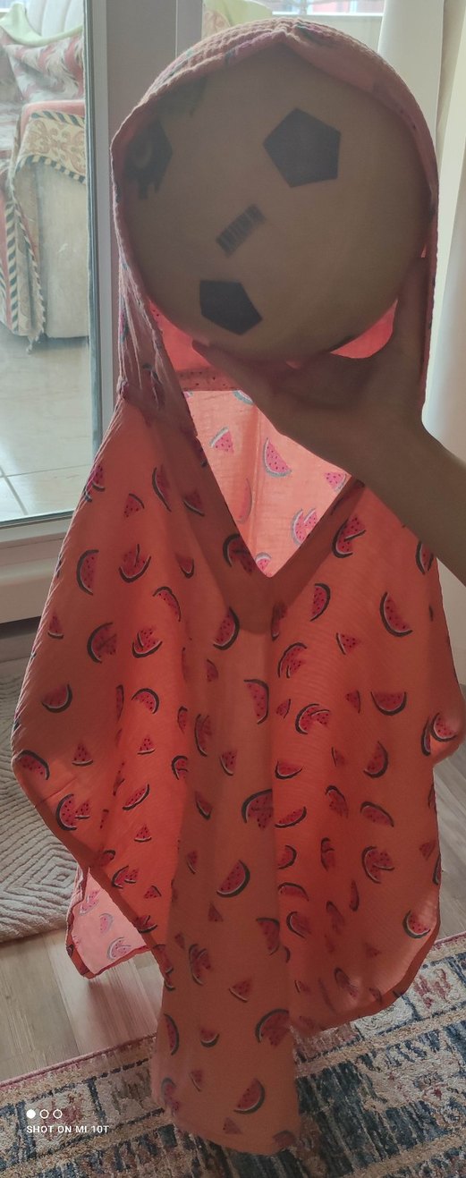 Kız Çocuğu için deniz havlusu /pareo müslim kumaş - Görsel 3