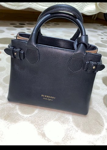 Burberry Siyah Deri Klasik Kadın Çantası - Görsel 3
