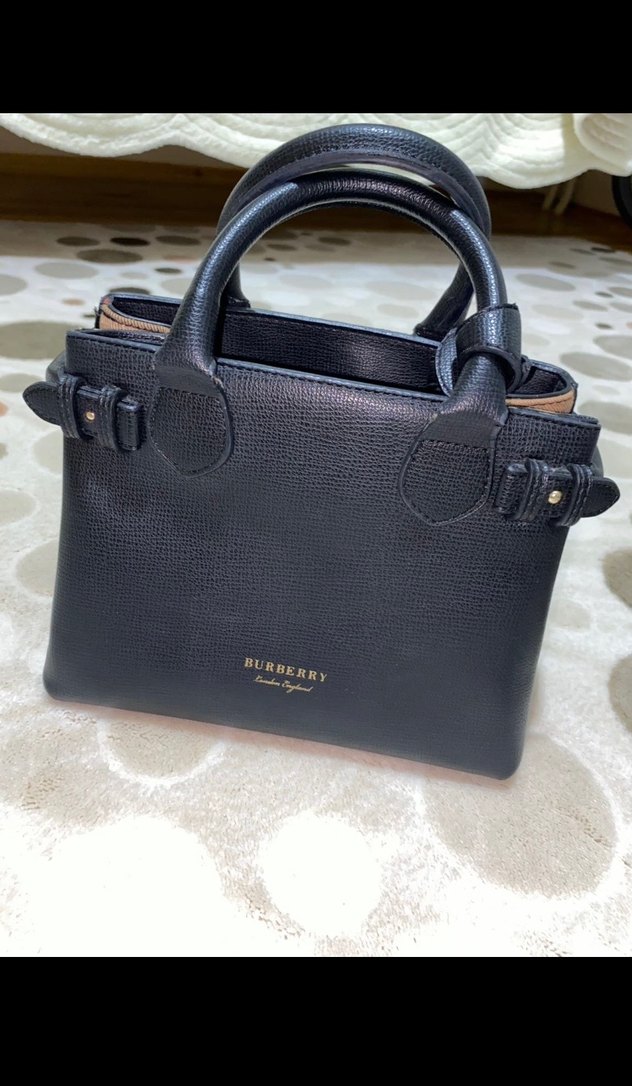 Burberry Siyah Deri Klasik Kadın Çantası - Görsel 3