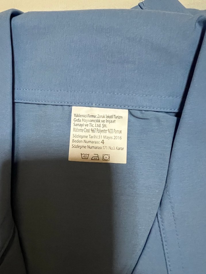 Mavi Erkek uzun Kollu Pijama Takımı - Görsel 2