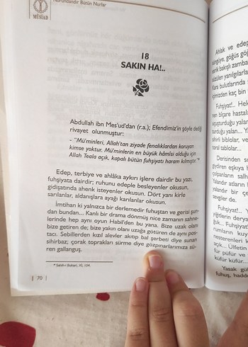 Beden Nurundan Bütün Nurlar Osmanlıca Kitap