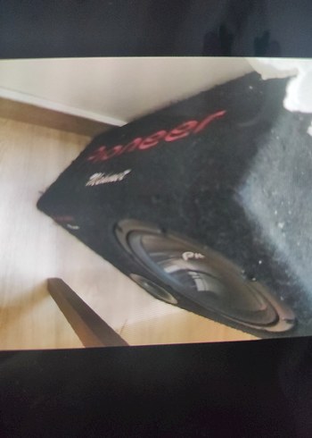 Pioneer Siyah Müzik Sistemi Hoparlörü bass