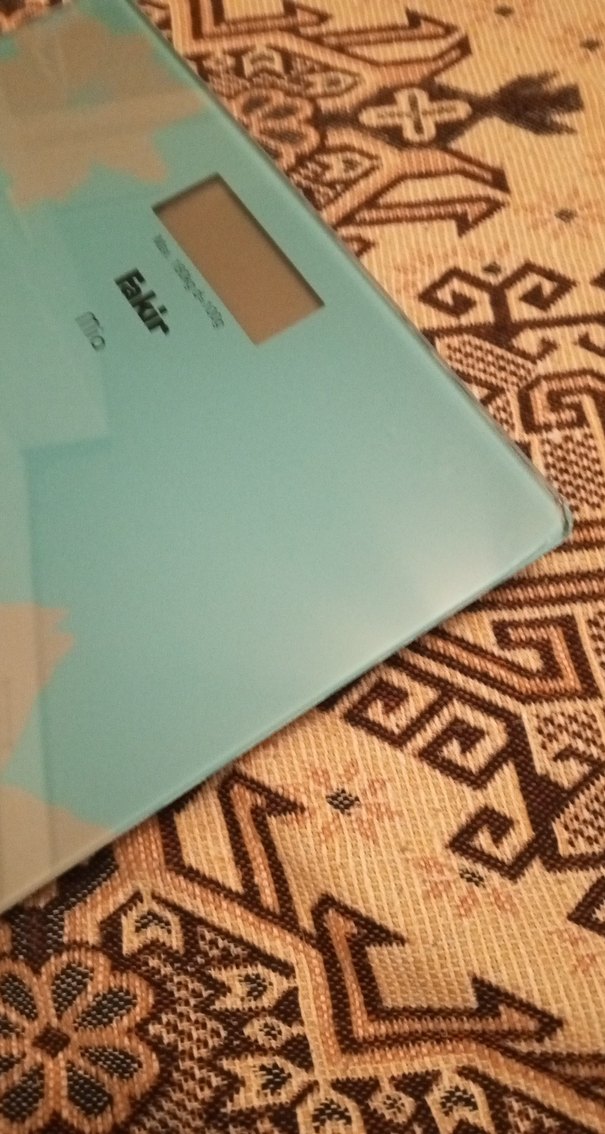 Fakir Mia Dijital Cam Baskül mavi - Görsel 5