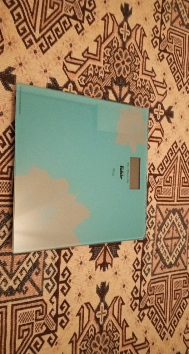 Fakir Mia Dijital Cam Baskül mavi - Görsel 2