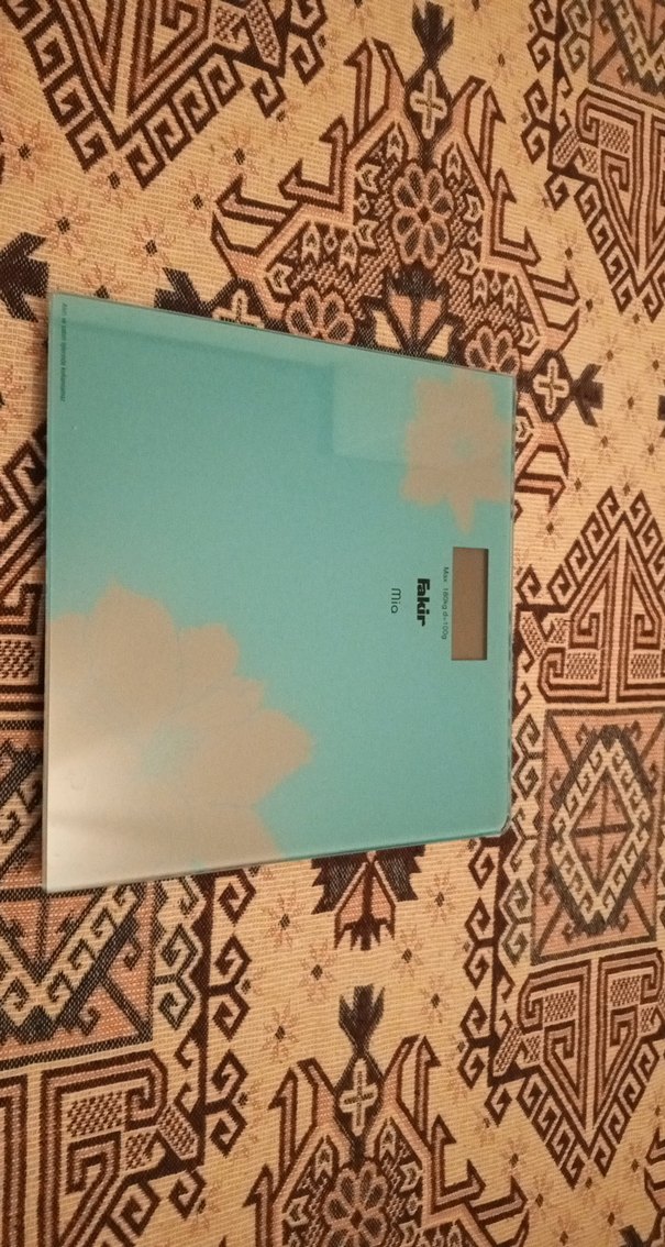 Fakir Mia Dijital Cam Baskül mavi - Görsel 3