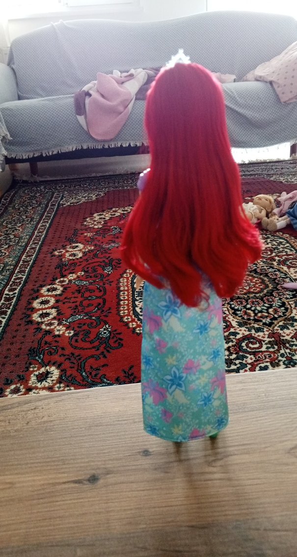 disney Ariel deniz kızı bebek yeni - Görsel 3
