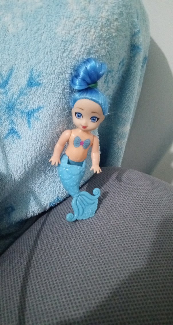 Mavi Pastel Denizkızı Bebek - Görsel 2