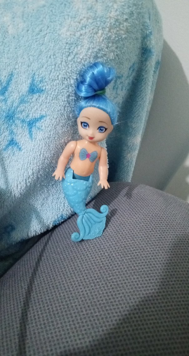 Mavi Pastel Denizkızı Bebek - Görsel 3