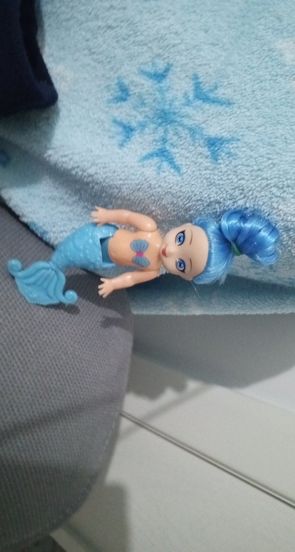 Mavi Pastel Denizkızı Bebek - Görsel 5