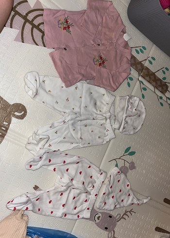 1/3 ay kız bebe kıyafetleri (24 parça hepsi tek fiyat) - Görsel 6