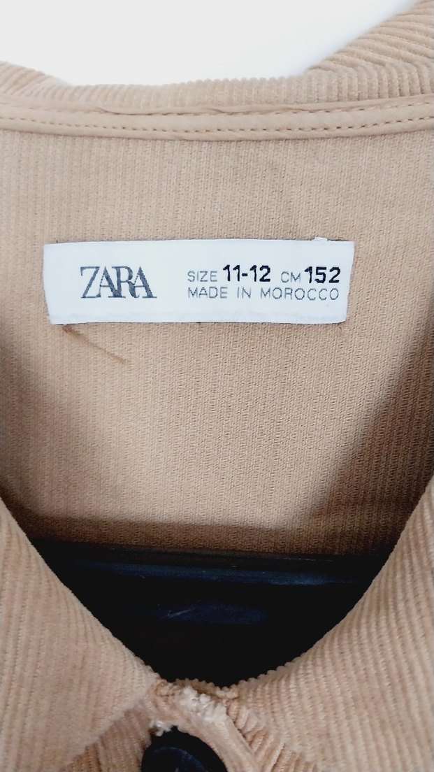 Kız Çocuk Bej Keten Bohem elbise - Görsel 2