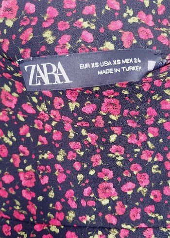 Çiçek Desenli Fırfırlı Mini Etek - Görsel 2