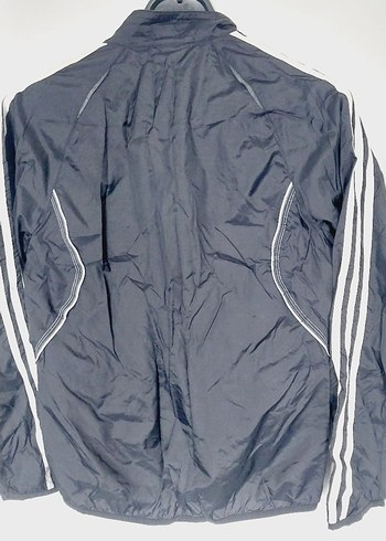 Adidas Erkek Gri Fermuarlı Yağmurluk - Görsel 3