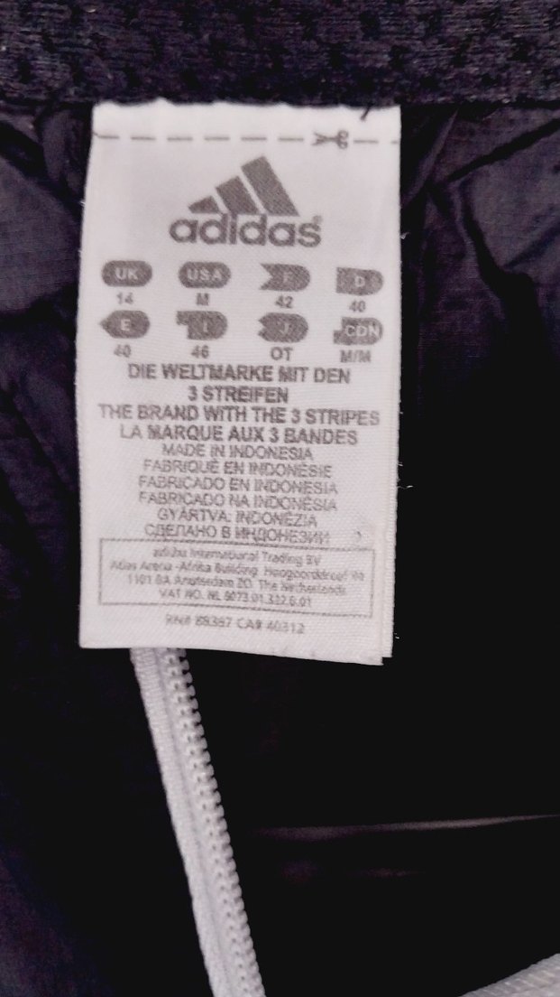 Adidas Erkek Gri Fermuarlı Yağmurluk - Görsel 2