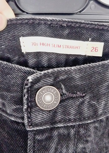 Siyah Bol Kesim Midi Kadın Kot Pantolon - Görsel 4