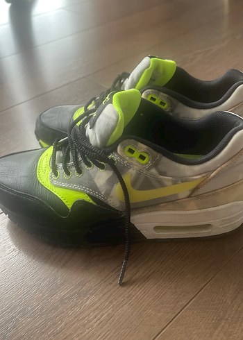 Nike Air Max Yeşil Siyah Spor Ayakkabı - Görsel 3