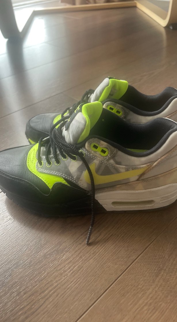 Nike Air Max Yeşil Siyah Spor Ayakkabı - Görsel 3