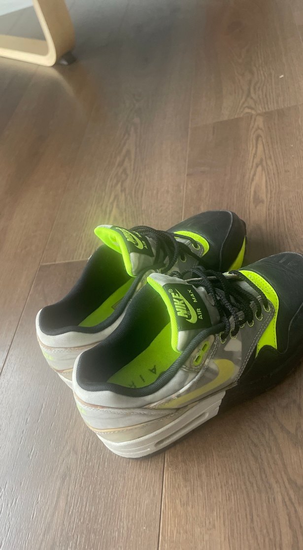 Nike Air Max Yeşil Siyah Spor Ayakkabı - Görsel 4