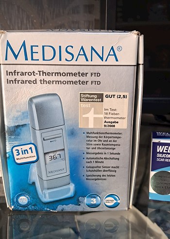 Medisana Medisana 3'ü 1 Arada İnfrared Termometre Gri