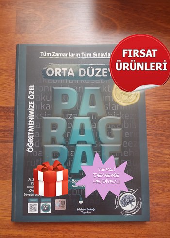 Edebiyat Sokağı Yayınları Orta Düzey Paragraf Kitabı