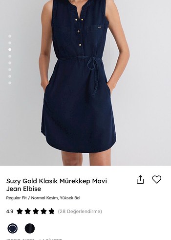 Mavi jeans elbise