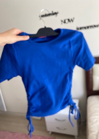 Saks mavisi Crop
