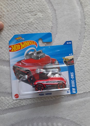 Kırmızı Hot Wheels PEDAL DRIVER |TH Oyuncak Araba