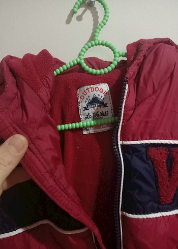 Kırmızı Fermuarlı Erkek Çocuk Mont - Görsel 4