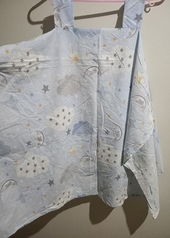 Mavi Askılı Hamile ve Emzirme Gecelik - Görsel 2