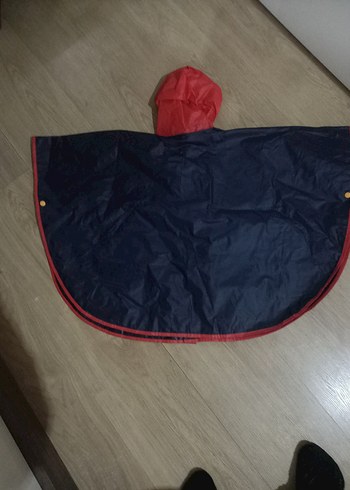 Kapüşonlu Çocuk Yağmurluk - Arabalı Desenli - Görsel 7