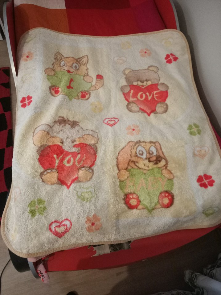 Nakışlı Pastel Renkli Çocuk Battaniyesi - Görsel 5