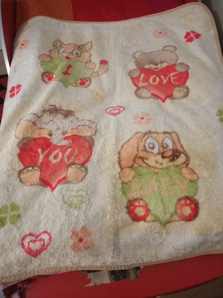 Nakışlı Pastel Renkli Çocuk Battaniyesi - Görsel 3