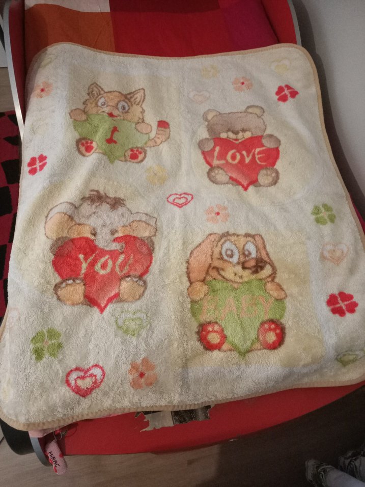 Nakışlı Pastel Renkli Çocuk Battaniyesi - Görsel 4