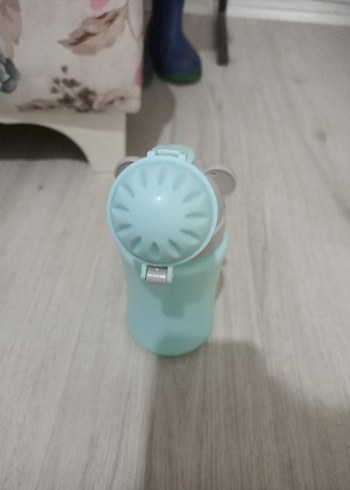 Pastel Turkuaz Bebek tuvalet aparati - Görsel 4