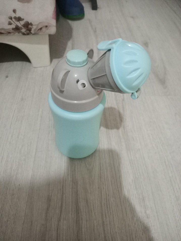 Pastel Turkuaz Bebek tuvalet aparati - Görsel 3