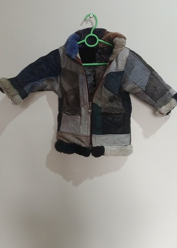 Erkek Çocuk Gri Kürklü Streetwear Ceket - Görsel 3