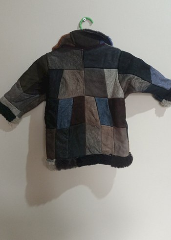 Erkek Çocuk Gri Kürklü Streetwear Ceket - Görsel 4