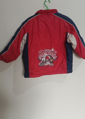 Kırmızı Erkek Çocuk Düğmeli Ceket - Görsel 5