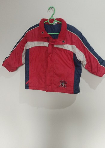 Kırmızı Erkek Çocuk Düğmeli Ceket - Görsel 3