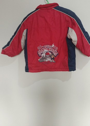 Kırmızı Erkek Çocuk Düğmeli Ceket - Görsel 6