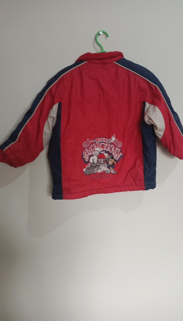 Kırmızı Erkek Çocuk Düğmeli Ceket - Görsel 5