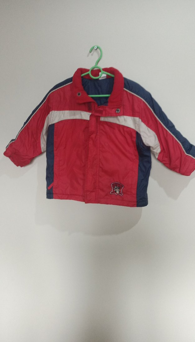 Kırmızı Erkek Çocuk Düğmeli Ceket - Görsel 3