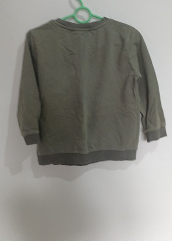 Gri Erkek Çocuk Baskılı Sweatshirt - Görsel 5