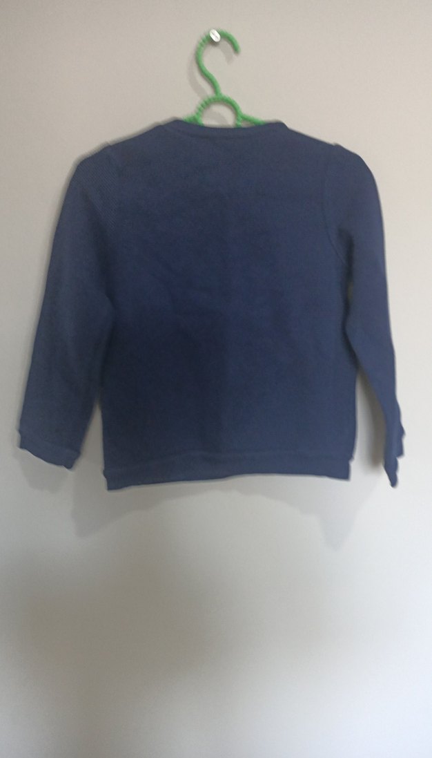 Erkek Çocuk Mavi Baskılı Sweatshirt - Görsel 5