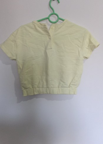 Kız Çocuk Sarı Kısa Kollu Tişört - Görsel 5