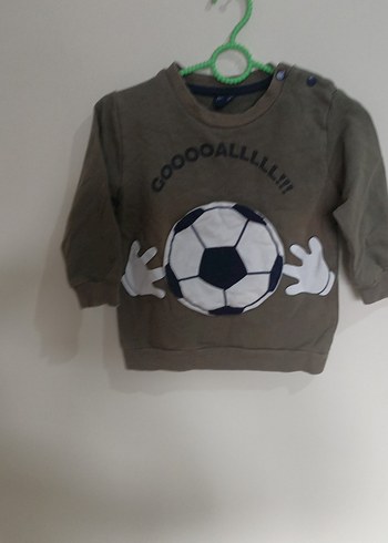 Erkek Çocuk Kahverengi Uzun Kollu Sweatshirt - Görsel 5