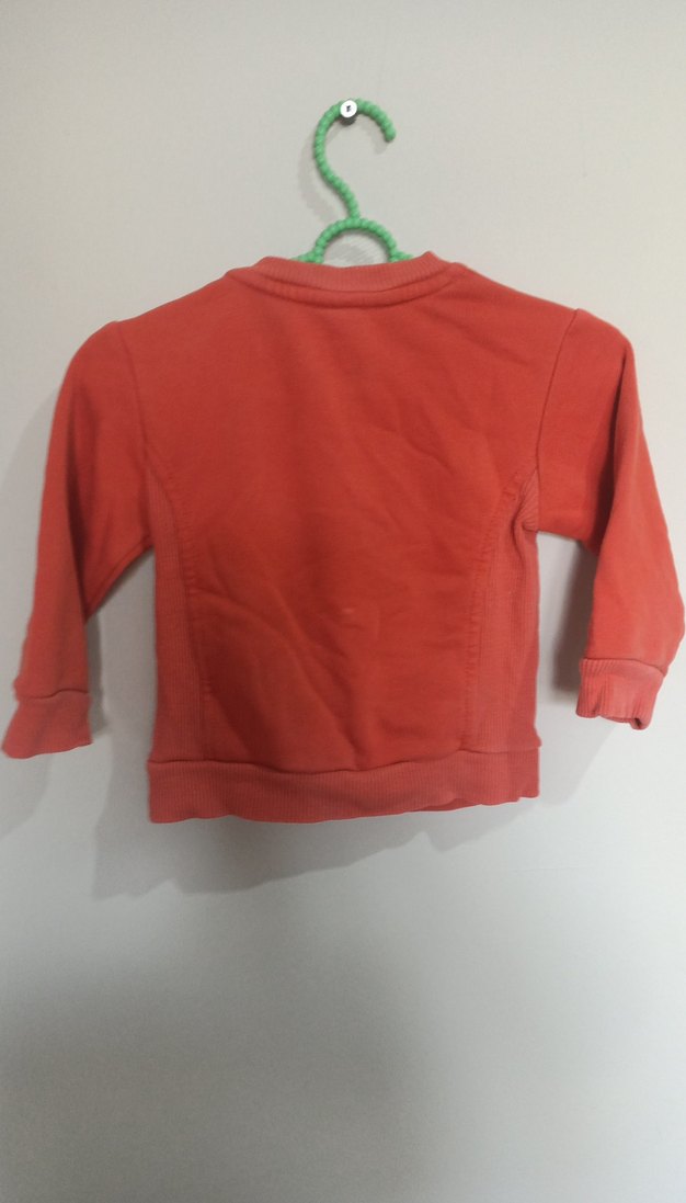 Erkek Çocuk turuncu Baskılı Sweatshirt - Görsel 5